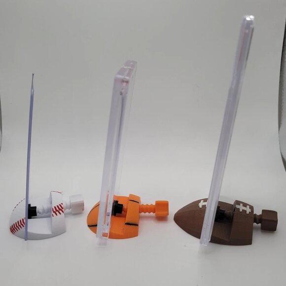 Trading Card Display Stand | Adjustable to 15.5mm | Football-Baseball-Basketball - Picture 2 of 6